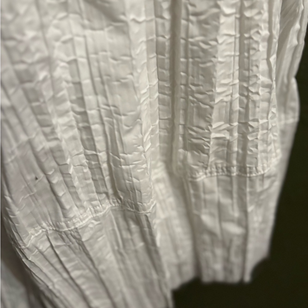 Urban Outfitters Crinkle White Sleeveless Dress - Picture 8 of 15